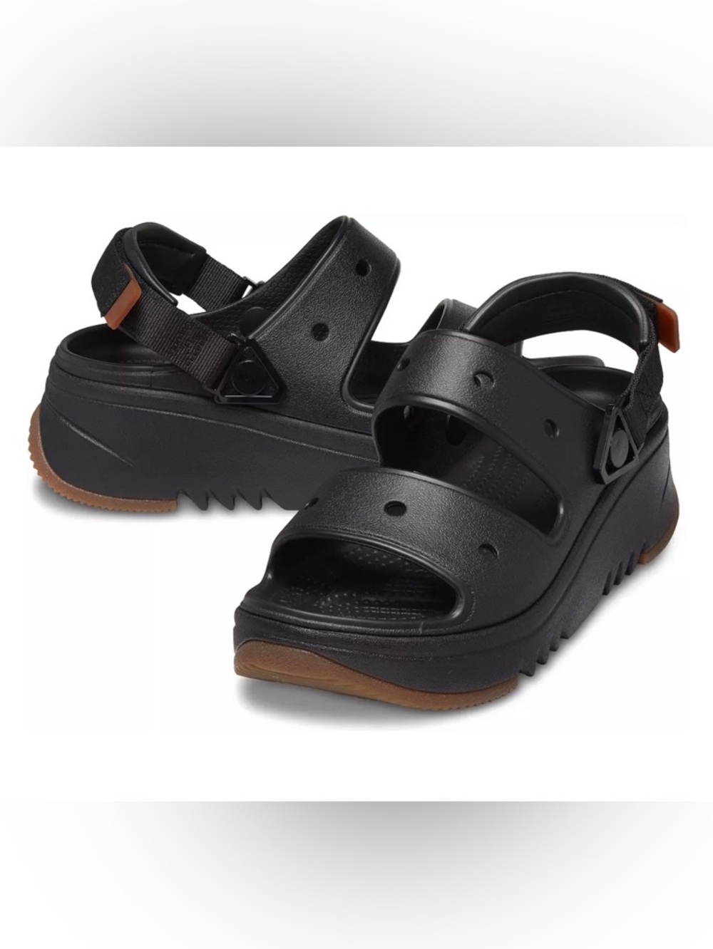 NWT Crocs Hiker Xscape Sandals in Black- Women’s size 10/ Men’s size 8